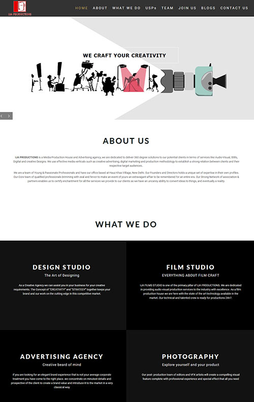website design b curve technology