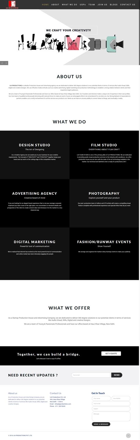 website design b curve technology